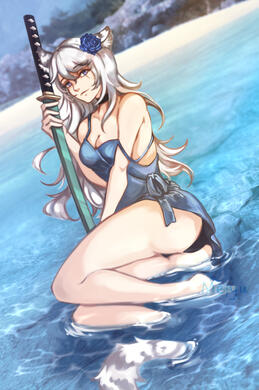 The full proportion and details of the character is drawn.